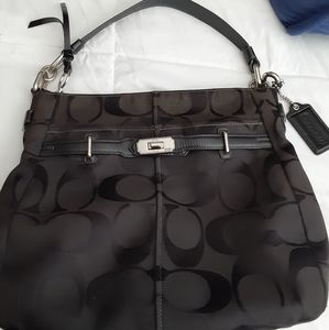 Coach signature handbag
